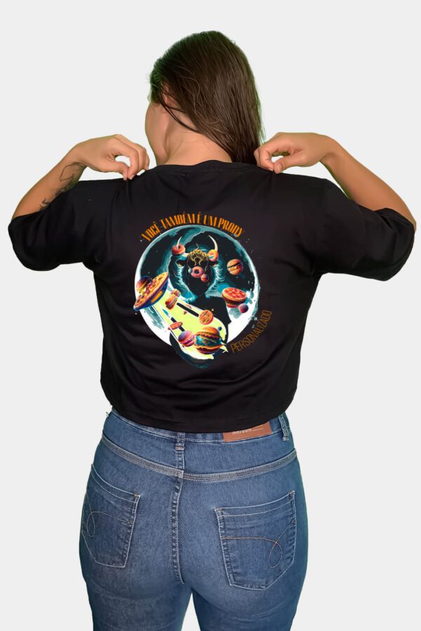 CAMISETA CROPPED TOURO: ESTABILIDADE E CONFORTO
