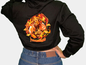 AGASALHO CROPPED LEÃO: INTENSIDADE E PODER EM SI