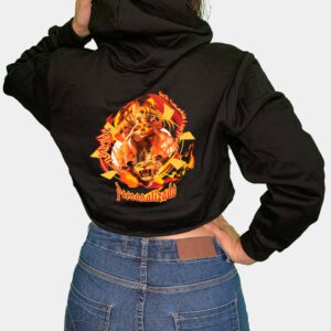 AGASALHO CROPPED LEÃO: INTENSIDADE E PODER EM SI