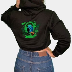 AGASALHO CROPPED SAGITÁRIO: AVENTURA E ESTILO EM SINTONIA