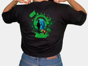 CAMISETA CROPPED SAGITÁRIO: AVENTURA E LIBERDADE EM UM LOOK INCRÍVEL