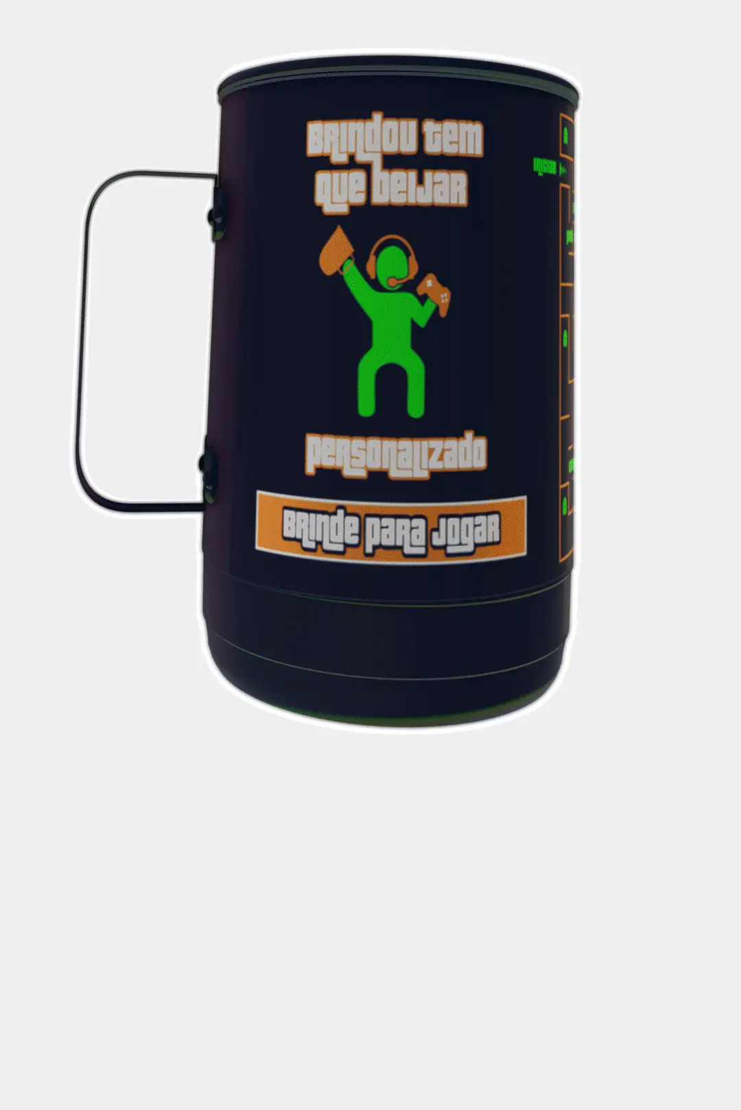 Brindou tem que beijar 3º Edição 850ml Arte Neon